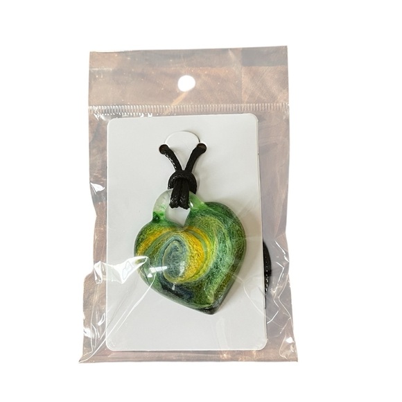 Necklaces Set of 3 New Glass Black Corded Rope - Picture 7 of 9